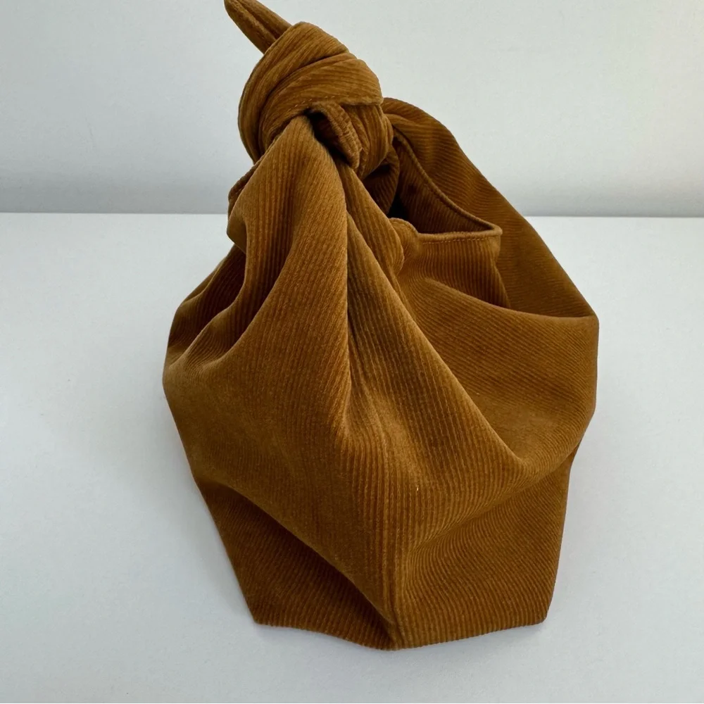 Merit Beauty The Signature Cosmetic Bag Corduroy Tie Top